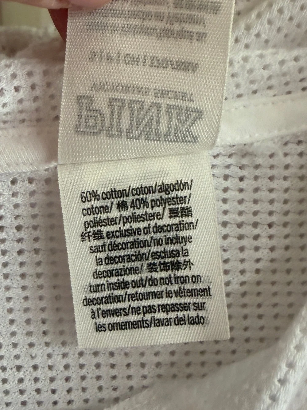 Like new PINK Victoria's Secret size S White Mesh Hooded Pullover. So cool. - Picture 4 of 8